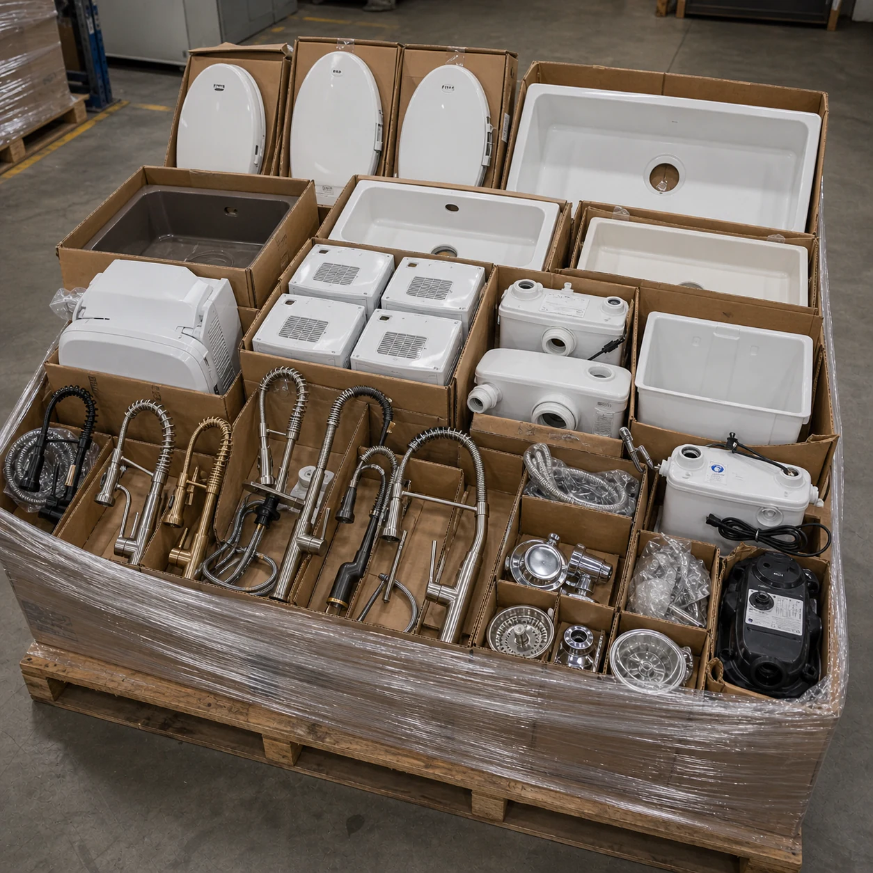 Original listing image for Hardware Customer Returns Liquidation Pallet — 23 Items