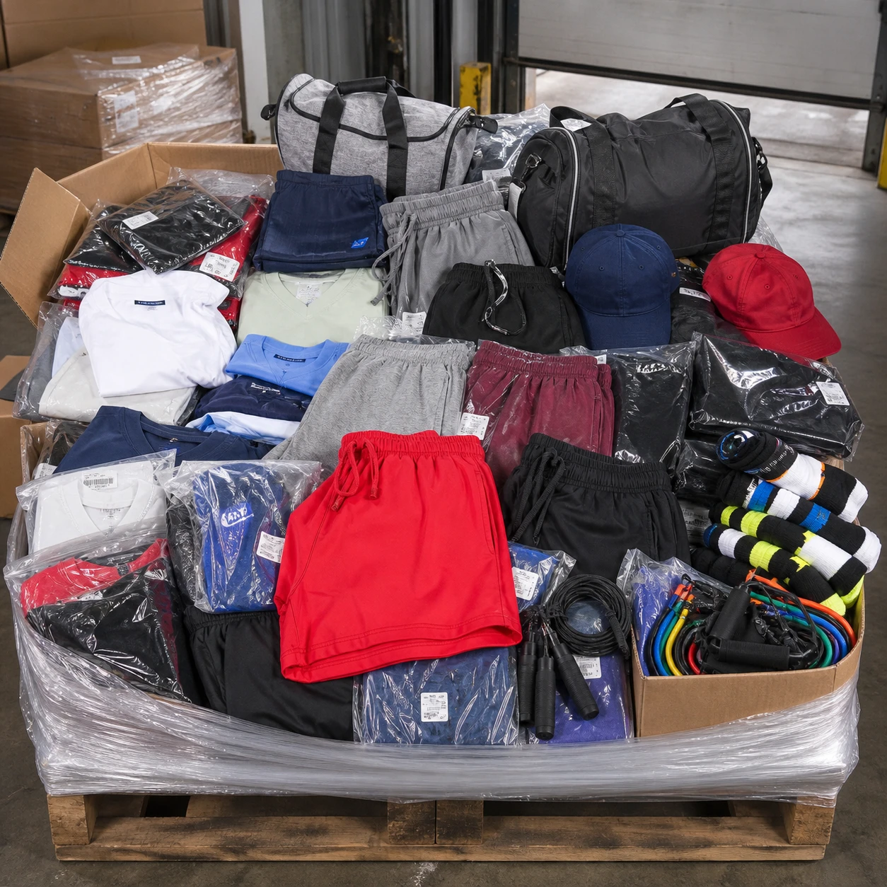 Original listing image for Sporting Goods Liquidation Pallet — 566 Items