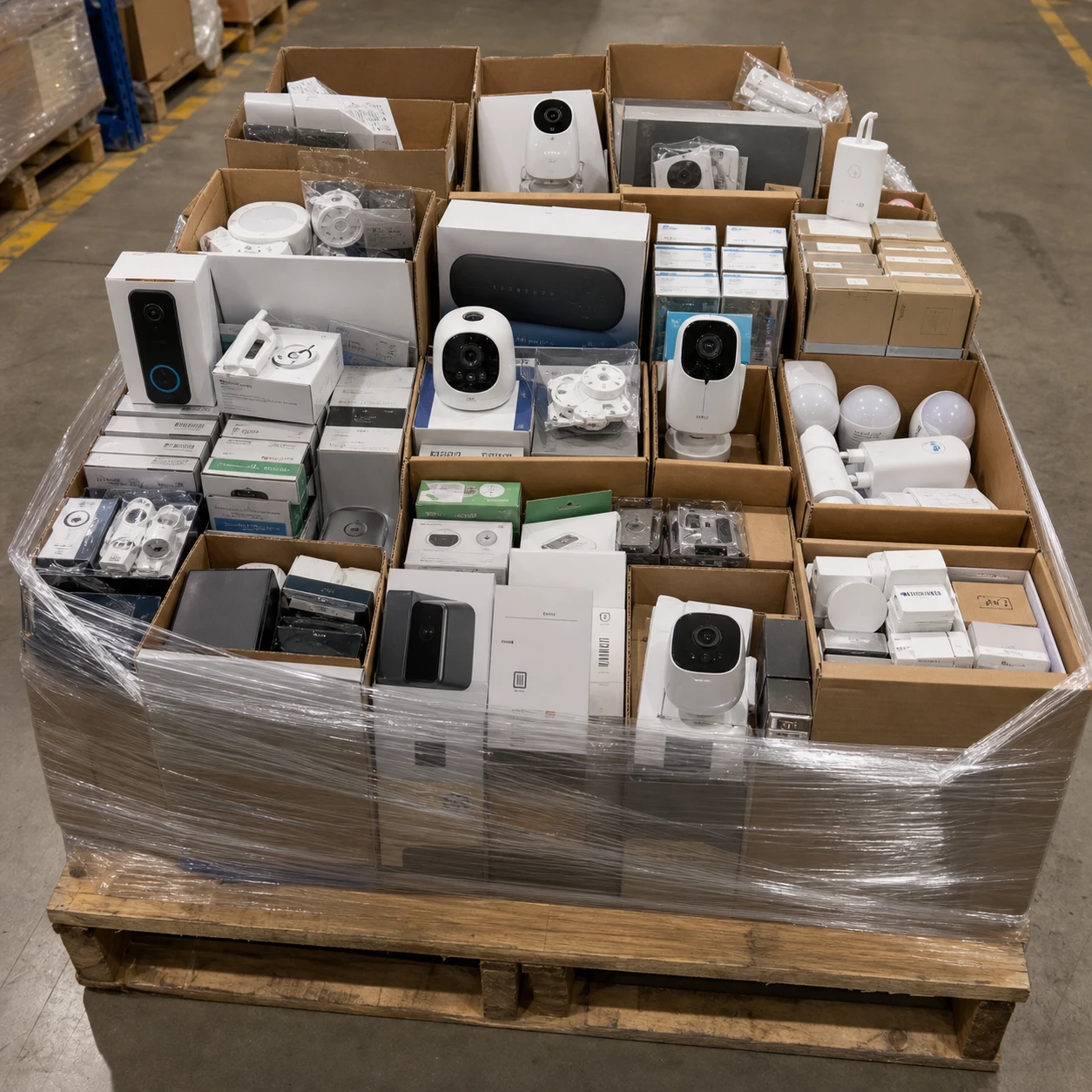 Original listing image for Wyze Home Security Mixed Condition Load — 14 Items