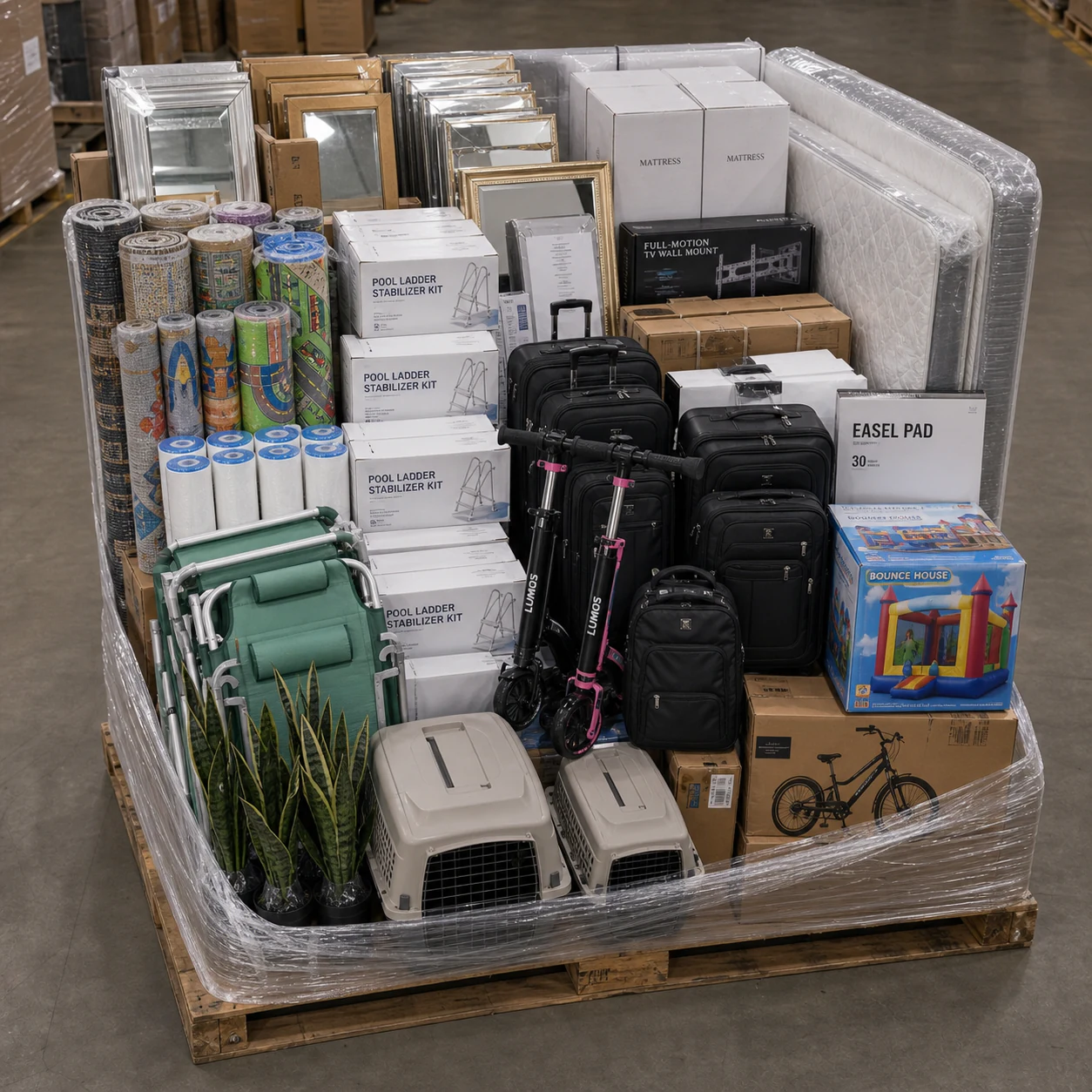 Original listing image for Home Decor Overstock Liquidation Truckload — 36 Items